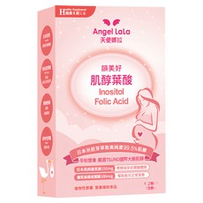 Angel LaLa 天使娜拉 日本高純度 Tsuno500 肌醇 + 葉酸膠囊 足量葉酸, 30顆, 1盒