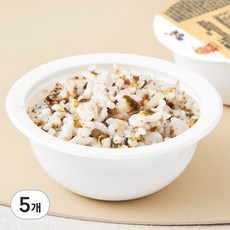 짱죽 완료기 13개월부터 이유식 김모듬야채밥, 180g, 5개, 혼합맛(김/모듬야채)