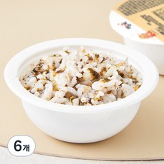 짱죽 완료기 13개월부터 이유식 김모듬야채밥, 180g, 6개, 혼합맛(김/모듬야채)