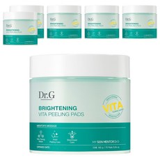 Dr.G 維他命亮白爽膚棉片, 70片, 6罐