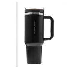 코멧 투고 텀블러 1.18L + 빨대 세트, 미드나잇 블랙, 1세트