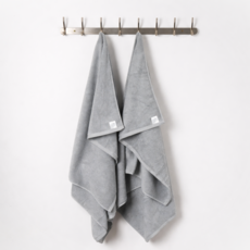 하비티 도톰하고 부드러운 대형 바스타월 475g 40수 코마사, 민트그레이, 2개