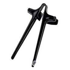 Set 20個 懶人手指零食夾 食品級塑料 尺寸約9.5cm*3cm 顏色: 黑/灰/白/粉, 黑色, 1組