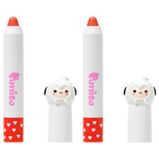 Puttisu 蠟筆唇膏 2.5g, 05 Coco Cherry, 2支