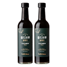 CAFFE BENE 咖啡伴 冷萃冰滴咖啡, 375ml, 2瓶