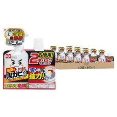 LEC 黑霉君強力除霉泡泡噴劑 噴頭款 400ml + 補充罐 400ml, 10組, 800ml