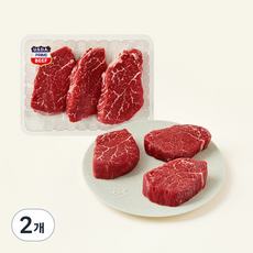 푸드장 미국산 프라임 안심 스테이크 (냉장), 2개, 600g