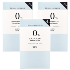 해피바스 제로퍼센트 항균 바솝, 360g, 3개