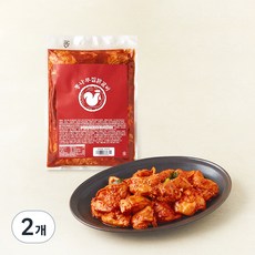 통나무집닭갈비 국내산 닭다리살로 만든 매운맛 앙념육, 500g, 2개
