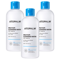 ATOPALM 愛多康 溫和卸妝水, 250ml, 3瓶