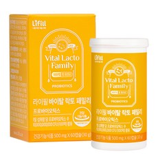 Lifill 家庭益生菌膠囊 60粒, 30g, 1罐