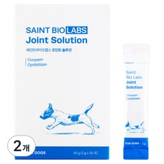 세인트바이오랩스 강아지 조인트 솔루션 영양제 30p, 60g, 2개, 뼈/관절강화 60g, 2개, 뼈/관절강화