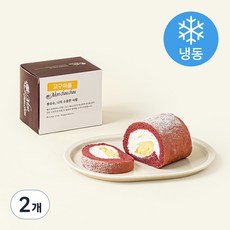 Monchouchou 고구마롤 하프 (냉동), 221g, 2개