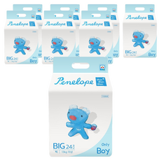 Penelope Thin Thin Thin加強版超薄褲型尿布 男童款, Big, 192片