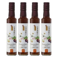 陳稼莊 百香果原汁 加糖, 250ml, 4瓶