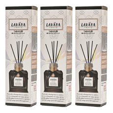 LAVAYA日系晶鑽香氛補充瓶, 白麝香, 80ml, 3瓶