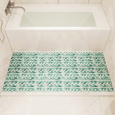 好物良品 可剪裁絲圈陽台浴室瀝水墊, PVC材質, 180 x 120cm, 快樂海草, 1個