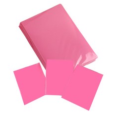 Living943 拍立得小卡彩色保護卡套 50入, 粉紅色