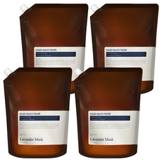 NARD 保濕植萃洗手液補充包 薰衣草麝香, 1L, 4包