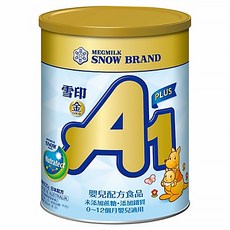 SNOW 雪印 金A1 PLUS嬰兒配方食品 0~12月, 900g, 12罐