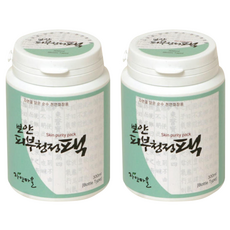 Jayeonmaeul 亮白潔淨水洗軟膜粉, 1罐, 2罐