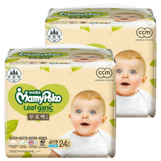 마미포코 리프가닉 무표백 팬티형 기저귀 남아용, 4단계, 48매