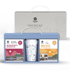 Mcnulty 咖啡手滴快樂咖啡套組, 衣索比亞耶加雪菲G2 8g 7包+哥倫比亞特選級 8g 7包+環保杯, 1組