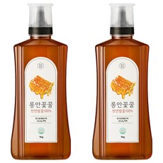 청년벌집 롱안꽃 꿀, 1kg, 2개
