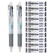 斑馬Sarasa多色筆 3+S+筆芯 黑色 JK-0.5 5入, 透明, 2組