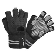 AOLIKES 奧力克斯 透氣防滑健身手套 L, 黑色, HS-113