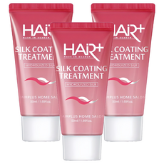 HAiR Plus 蠶絲蛋白柔順補水護髮素 莓果玫瑰麝香款, 50ml, 3條