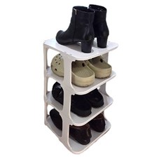 엔도브 현관 신발정리대 4단, 화이트, 1개