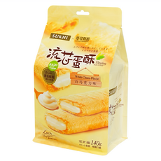 SUKHI 巧戀流芯蛋酥 白巧克力, 140g, 12袋