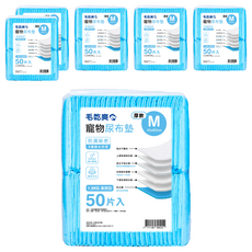 毛乾爽 寵物尿布墊 厚款 1.5公斤 M, 45 x 60cm, 50片, 6包