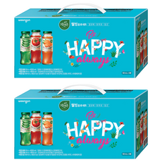 자연은 웰빙음료 선물세트, 180ml, 24개