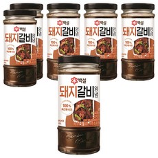 CJ BEKSUL 白雪 韓式豬排骨醃醬, 290g, 6個