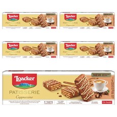 Loacker 萊佳哈斯 Grande Patisserie卡布奇諾威化餅, 100g, 5盒