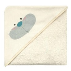 nIZio 新生兒連帽圍裙浴巾, 邦尼兔, 1條