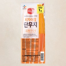 하선정 국내산무 치자 이절 단무지 4무, 400g, 1개