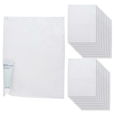 Simplia 半透明收納整理旅行拉鍊袋, 20個, 1入