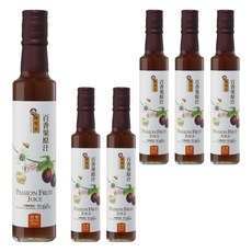 陳稼莊 百香果原汁 加糖, 250ml, 6瓶