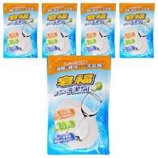 皂福 無香精洗潔精補充包, 全新配方, 油膩腥味一次瓦解, SGS多項認證, 800g, 5包