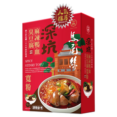 中農粉絲 馬尾絲 深坑麻辣鴨血臭豆腐寬粉, 535g, 1盒