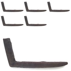선반나라 주물 L형 못 후크 엔틱 소, 6개