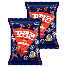 꼬깔콘 매콤달콤한맛, 67g, 2개