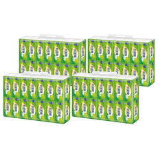 倍潔雅 柔軟舒適抽取衛生紙, 14包, 4袋