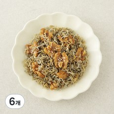 집반찬연구소 호두 멸치볶음, 80g, 6개