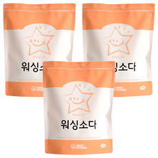 SODA SCHOOL 洗滌蘇打粉洗滌劑產品, 3個, 3kg