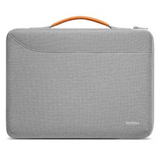 tomtoc 筆電包 精選風格 最新客製化技術 防撞擊磨損 防潑水防刮傷, 灰色, 1個