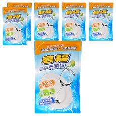 皂福 無香精洗潔精補充包, 全新配方, 油膩腥味一次瓦解, SGS多項認證, 800g, 6包